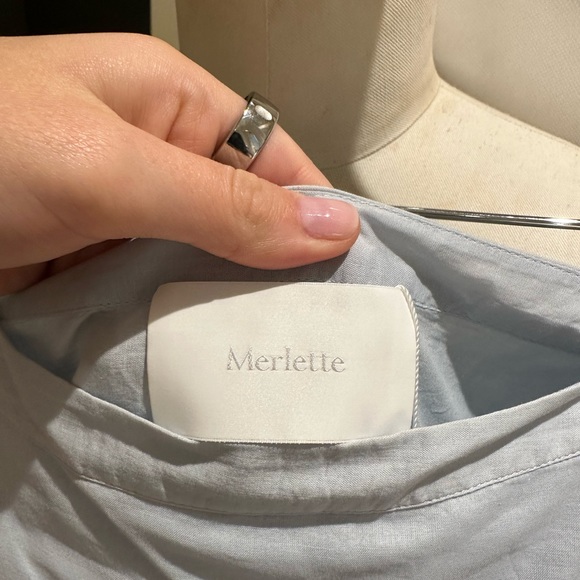 Merlette New York blue skirt size six - Picture 2 of 3